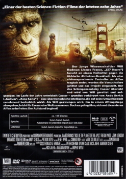 Planet der Affen: Prevolution - Rise of the Planet of the Apes - (Vermietrecht) - Einzel-DVD - Neu & OVP